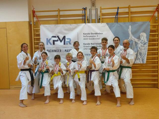 Freude herrschte sowohl bei den Kleinen als auch bei den Großen Karateka.  | Foto: UKC Grieskirchen