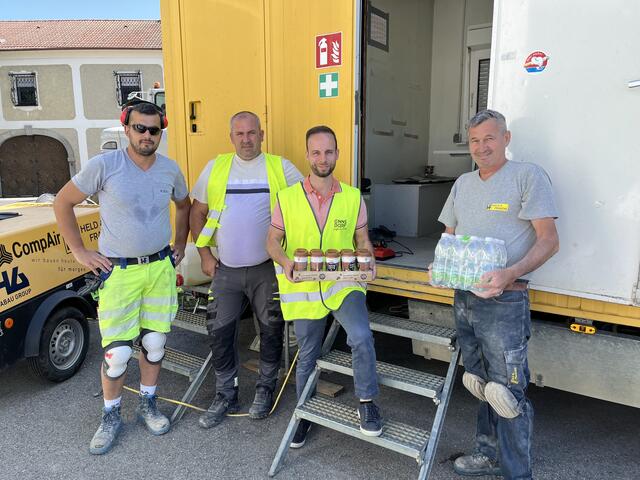 Dabei verschaffte sich Bürgermeister Daniel Lachmayr einen Überblick über die aktuellen Baufortschritte. | Foto: Gemeinde Ennsdorf
