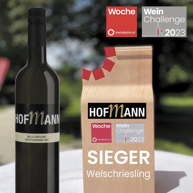 Sieger in der Kategorie Welschriesling: Weingut Hofmann, Südsteiermark DAC | Foto: Michaela Lorber