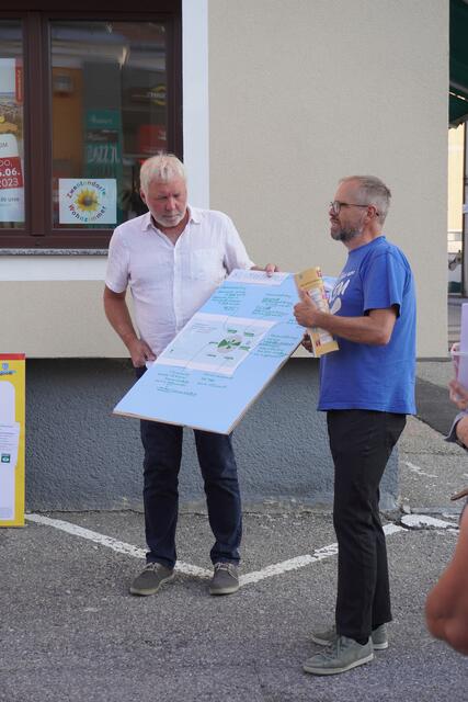 Bichler mit DI Alexander Simader MSc., KEM Manager Klima- und Energie-Modellregion Unteres
Traisental &amp; Fladnitztal