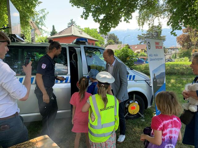 Auch Vizebürgermeister Johannes Anzengruber war beim Blaulichttag dabei und war bei der Station der MÜG vertreten.  | Foto: VS Neuarzl 