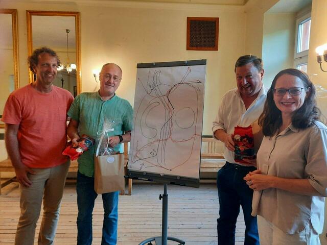 Foto: vl.n.r.: Christoph Harringer, Josef Scheinast, Gunter Mackinger, Martina Berthold | Foto: Harringer