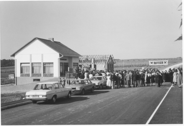 Die Raiffeisen-Bankstelle Neuberg im Jahr 1978. | Foto: Raiffeisen