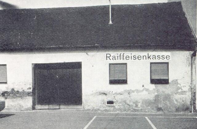 Die Raiffeisenkasse Jennersdorf war von 1924 bis 1955 im Haus Deutsch untergebracht. | Foto: Raiffeisen
