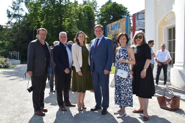 Christian Schörg, Claus Grünwald, Petra Haslinger, Stefan Szirucsek, Erna Koprax, Gertraud Auinger-Oberzaucher. | Foto: Preineder
