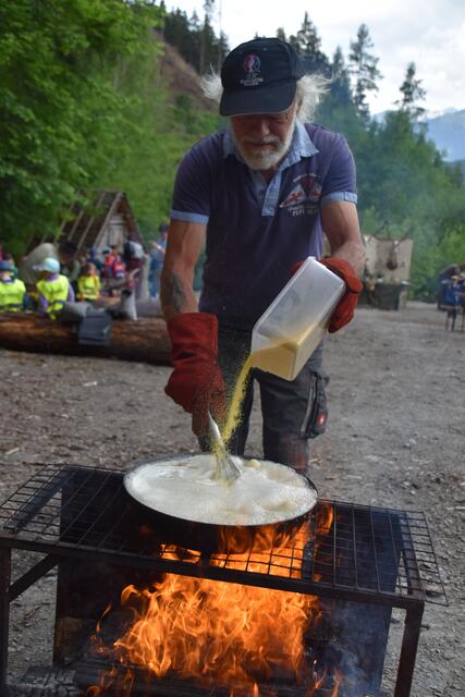 "Kasmuas", zubereitet von Elmar, auch ein kulinarisches Highlight.