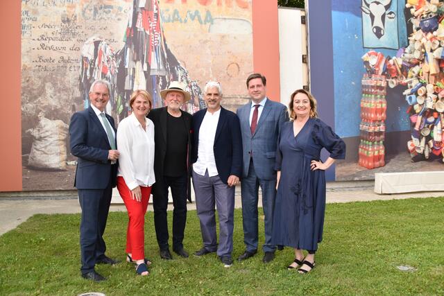 Karl Wilfing, Helga Krismer, Lois Lammerhuber, Stéphan Gladieu, Stefan Szirucsek und Silvia Lammerhuber. | Foto: Preineder
