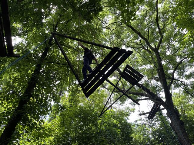 Die wackeligen Flächen  | Foto: Martina Schweller