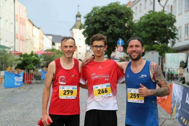 Von links: Robert Reiter, der Zweiter wurde, Jakob Wakonig und Patrick Tröscher, der als Dritter ins Ziel lief. | Foto: Wakonig