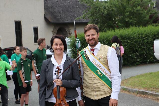 Musikschulleiterin Michaela Fink und Kapellmeister Matthias Hammer | Foto: Edith Ertl