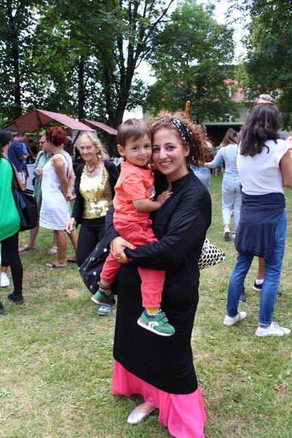 Paul mit Mama Sepideh