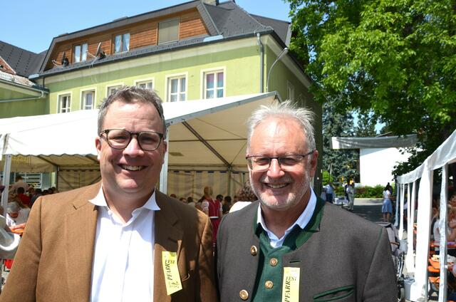 Pfarrer Peter Stockmann und Dechant Ernst Windbichler
