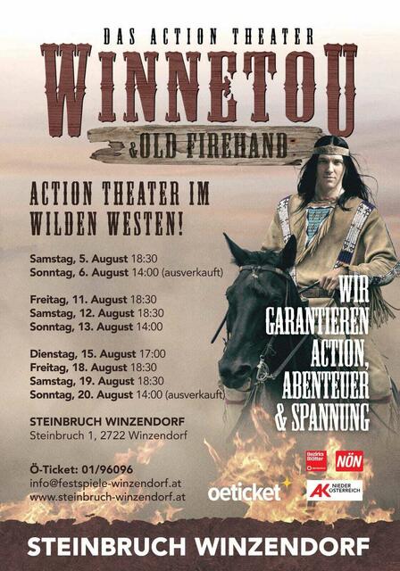 Anja ist bei den Winnetou Festspielen in Winzendorf in der weiblichen Hauptrolle der Waffenhändlerin Ann zu sehen.  | Foto: Zvg