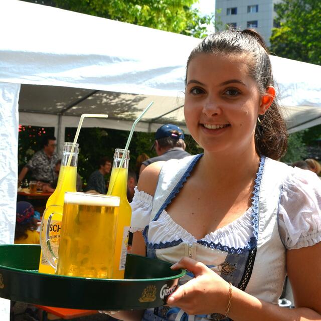 Lea Unterguggenberger immer auf den Beinen