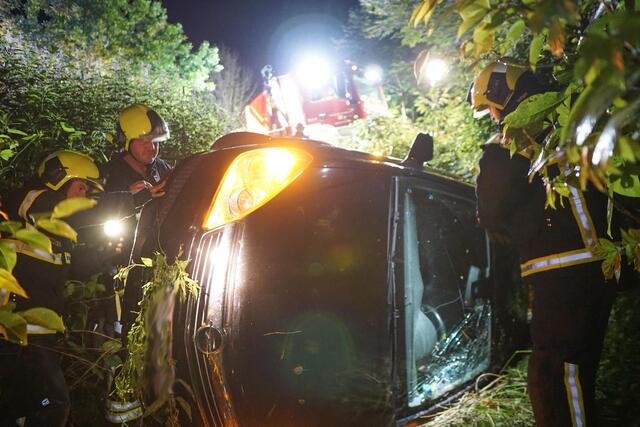 Der Einsatzort war nur schwer zugänglich. | Foto: Einsatzdoku
