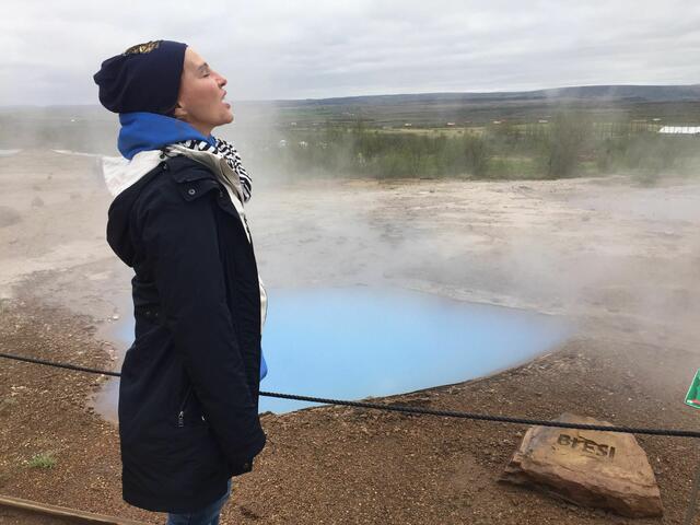 The Geysir geothermal area with hot springs in Haukadalur valley, Iceland
Tatjana Christelbauer, well_acts, breathing with the planet | Foto: Tatjana Christelbauer