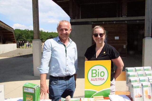 Der burgenländische Landesverband Bio Austria unter Landesobmann Ernst Trettler und Andrea Klampfer richtete das Fest aus. | Foto: Martin Wurglits