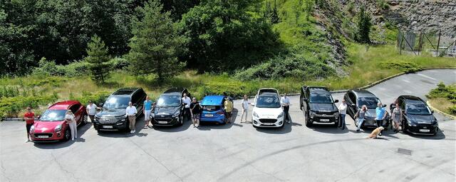 Zieleinlauf: Diese Ford-Flotte war Teil der "Economy Rallye" von Ford Jagersberger. | Foto: Jagersberger