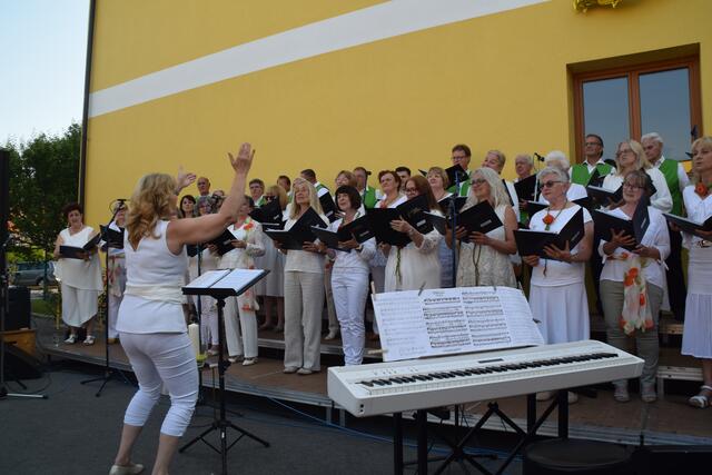 Der Gesangverein Jennersdorf sorgte mit schwungvollen und einfühlsamen Melodien für wunderbares Chorerlebnis.  | Foto: Elisabeth Kloiber