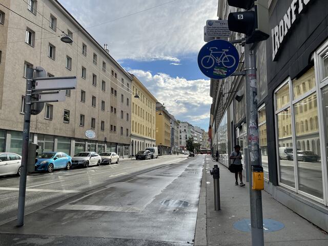 Die Schönbrunner Straße in Meidling.  | Foto: Miriam Al Kafur