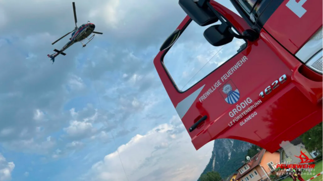 Nach drei Stunden konnte der Brandeinsatz am Untersberg erfolgreich beendet werden. | Foto: Feuerwehr Landesverband Bezirk Flachgau