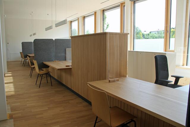 Blick auf das Bürgerservice, barrierefrei gestaltet. | Foto: Land Salzburg/Melanie Hutter