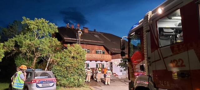Brand in Großgmain | Foto: FF Großgmain