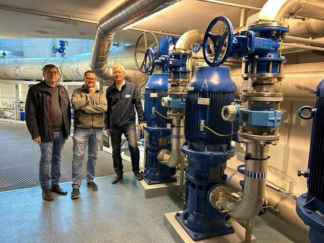 Helmut Herlicska  (Technischer Betriebsleiter WLV), WLV Obmann Bgm. Ernst Edelmann und Nikolaus Sauer (Leitender Bediensteter WLV). | Foto: WLV