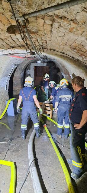 Die Einsatzkräfte Kierling und Kritzendorf arbeiteten vereint. | Foto: FF Kierling