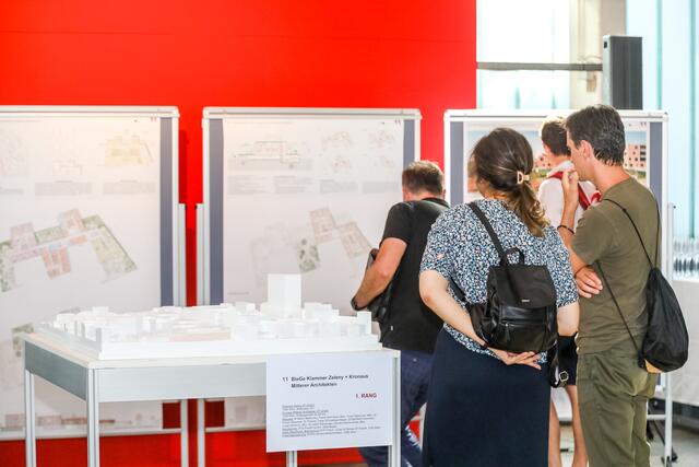 Details zum neuem Bildungscampus am Nordwestbahnhof kann man noch bis 23. Juni in der Nordwestbahnstraße 16 sehen. | Foto: PID/Christian Fürthner