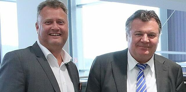 FPÖ-Duo (von links): Verkehrssprecher Peter Handlos, Verkehrslandesrat Günther Steinkellner. | Foto: FPÖ