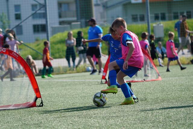 Am FAC-Platz wird traditionell fleißig trainiert.  | Foto: FAC