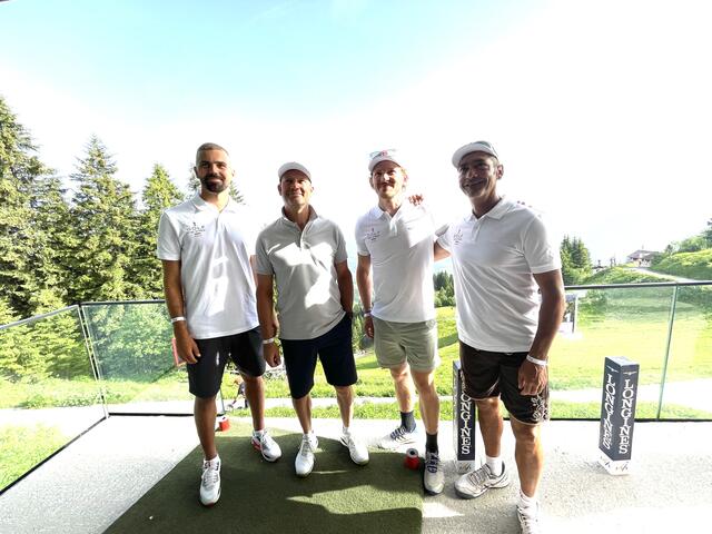 Lukas Hinterseer, Stephan Eberharter, Linus Strasser, Emilio Alvarez. | Foto: Kogler