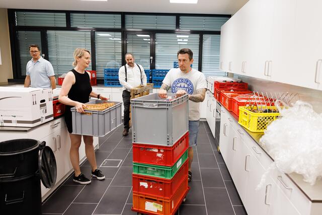 Am WKO Campus laufen die Arbeiten auf Hochtouren, damit die Schülerinnen und Schüler der Modul Tourismusschulen der WKW zum Schulanfang hier einziehen können. | Foto: Florian Wieser