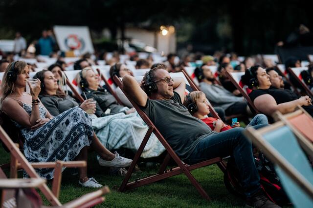Silent Cinema im Stadtpark Vöcklabruck. | Foto: Silent Cinema_Niklas Stadler