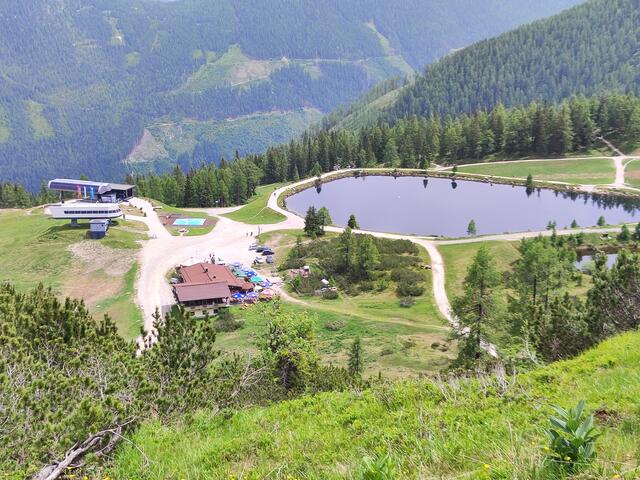 Die Gondelbahn Bergstation.. | Foto: I.Wozonig