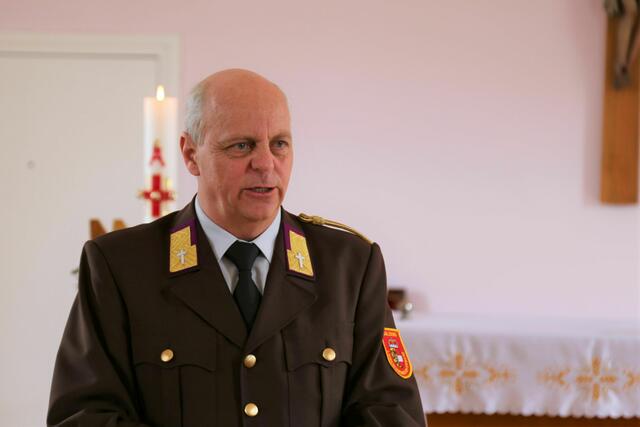 Christian Schreilechner – hier in seiner Funktion als Landesfeuerwehrkurat im Landesfeuerwehrverband Salzburg. | Foto: Erzdiözese Salzburg (eds)/Michaela Greil