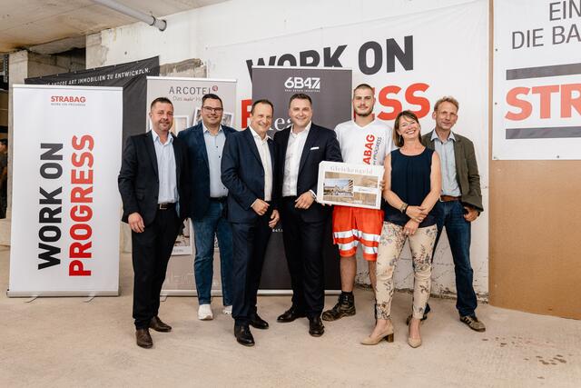 Die Dachgleichenfeier am 22. Juni 2023.  | Foto: MW-Architekturfotografie