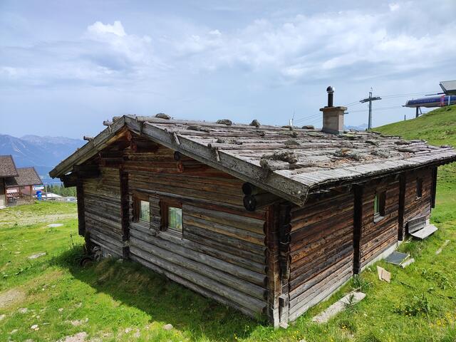 Eine uralte Almhütte! | Foto: I.Wozonig
