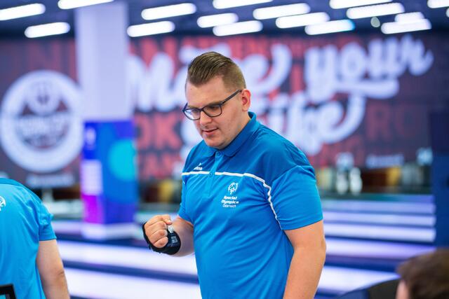Bowler Andre Kowald aus dem Burgenland | Foto: GEPA/Special Olympics Österreich