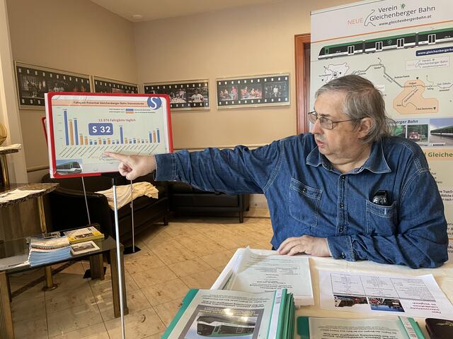 Richard Fuchs sieht mit neuen Haltestellen ein Fahrgastpotenzial von täglich über 12.000 Personen. | Foto: RegionalMedien