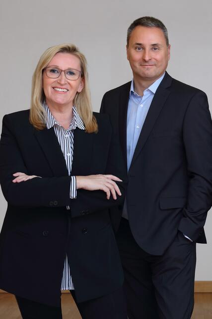 Manuela Dundler-Strasser (Vizebürgermeisterin) und Michael Cech (Bürgermeister) | Foto: Gemeinde Gablitz