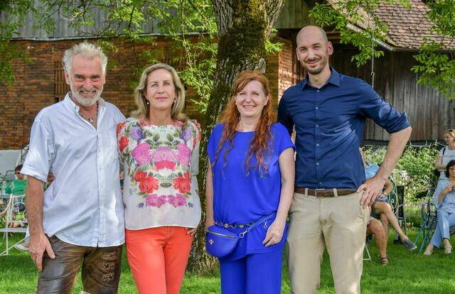 Christian und Rosemarie Prinz mit Claudia Ebner und Richard Stocker (von links) | Foto: Gerhard Pulsinger