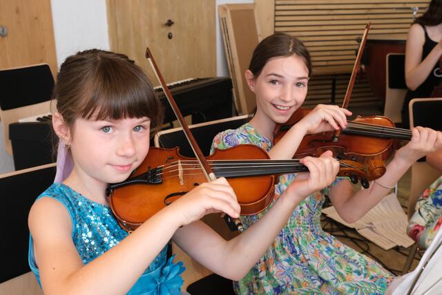 Früh übt sich, wer ein Geigenvirtuosin werden will
