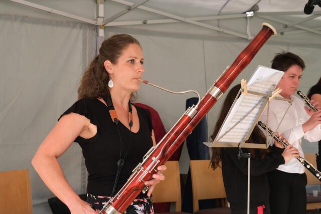 Ein sogenanntes "Mangelinstrument" - das Fagott