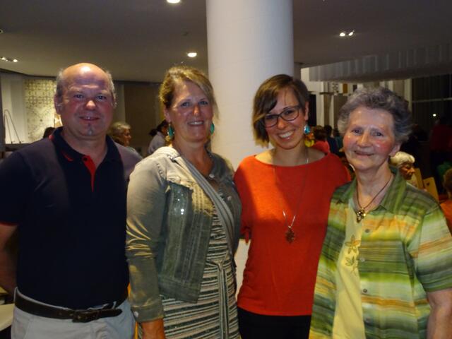 Manfred, Gabi und Waltraud Hochstrasser mit Herta Wührer | Foto: Simon Glösl