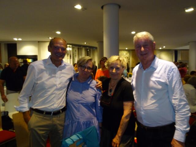 Franz und Gabi Riegler mit Gabriele Zaeren-Holubovsky und Peter Ursenbach | Foto: Simon Glösl