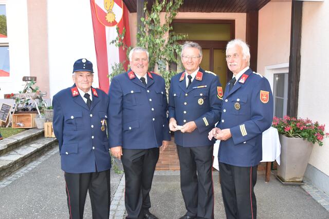 Otto Trippolt, Johann Theuermann, Rudolf Radl und Paul Holzer (von links)
