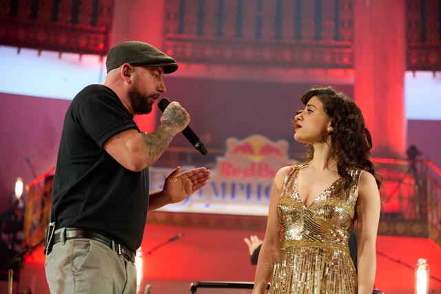Christopher Seiler und Juliette Khalil. | Foto: RB/Riedl