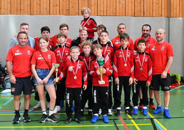 Das Team des A.C. Wals bei der österreichischen Nachwuchs-Mannschaftsmeisterschaft. | Foto: A.C. Wals